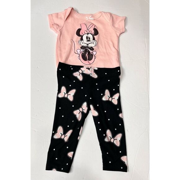 Disney Baby Minnie Mouse Outfit   Sz 6-9 M - Picture 1 of 9